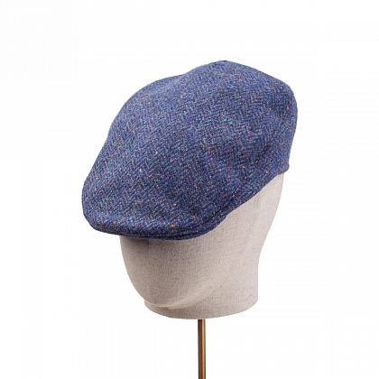 2Картинка Голубая плоская кепка Hanna Hats Touring
