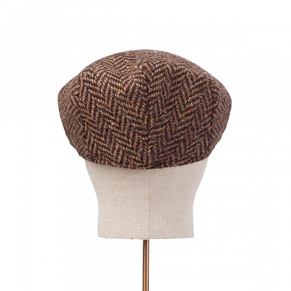 5Картинка Коричневая плоская кепка Hanna Hats Vintage