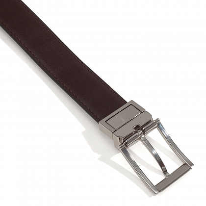 4Картинка Ремень Pourchet Brown/Black Reverse Belt 