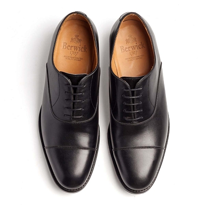 3Картинка Оксфорды кэптое Berwick 4343 Black Rubber