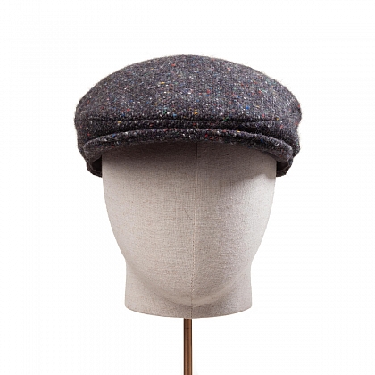 3Картинка Темно-серая плоская кепка Hanna Hats Vintage